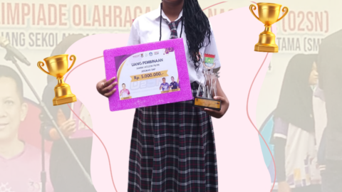 Juara Lomba 02SN Atletik Putri tingkat Kabupaten Tangerang